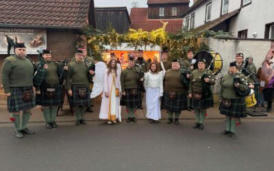 Targe of Gordon begeistert auf Weihnachtsmärkten in Mittelsinn und Schwalmstadt