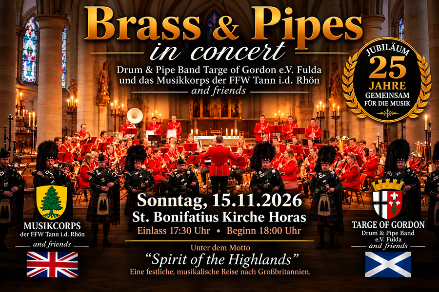 Plakat Brass & Pipes in Concert